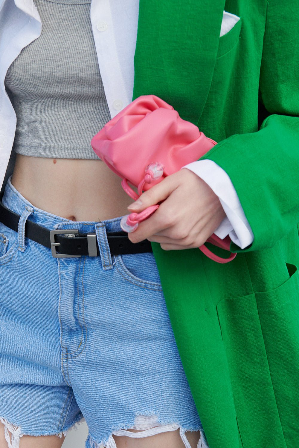 220526_2026.jpg Gena Shoulder Pleather Clutch - Image 1